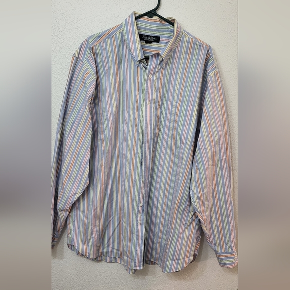 Brooks Brothers Country Club Egyptian Cotton Button Shirt Men's XL - Picture 4 of 5